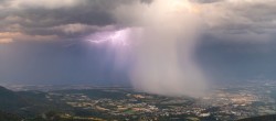 Des orages sur l’Est. La chaleur, en baisse, se décale à l’Est