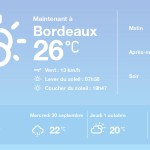 La météo à Bordeaux du mardi 29 septembre 2026
